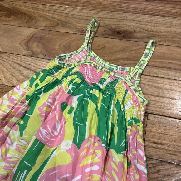 Lilly Pulitzer Target 20th Anniversary Collection 4T Pink Sun Dress Ruffle Hem - Picture 8 of 8